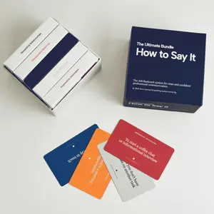 HOW TO SAY IT The Ultimate Bundle Classic 5 Flashcard Decks 260 Cards 260 Videos for Professional Communication