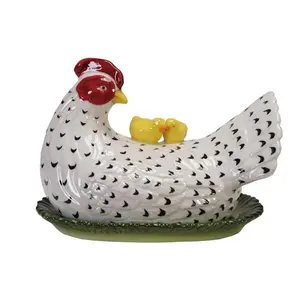 Hen Shaped Butter Dish