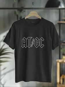 100% Cotton Unisex DNA ATGC Nucleotides Biology Science Teacher T-Shirt