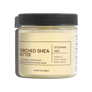 Organic Enriched Nourishing Raw Shea Butter - Hydrating Moisturizer for Smooth Skin