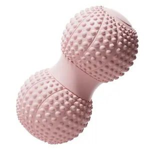 Plantar Fasciitis Relief Foot Massage Ball Dual Peanut Shape Deep Muscle Relaxation Acupressure Sphere Yoga Fitness Tool for Neck Shoulder Pain Relief