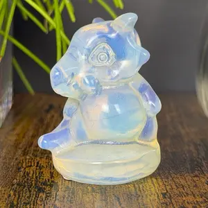 Opalite Cubone Pokémon Crystal Carving