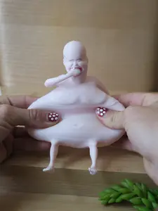 ReneeDough By Themugly Dolls – Sensory Squishy Toy for Stress, Anxiety & Fidget Fun - TheMugly doll like you’ve never felt before - It's filled with a slow-moving gel (not sand!) for next-level squish. (No Mole Hair) Slime Sponge