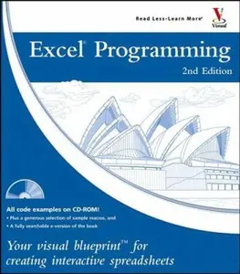 USED-Excel Programming: Your visual blueprint for creating interactive spreadsheets by Jinjer Simon (Paperback)