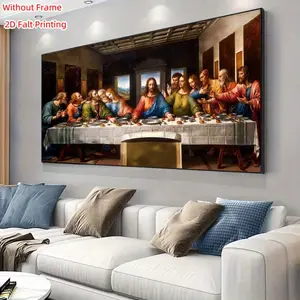 Large Diamond Painting Kit, Last Supper Pattern, DIY Full Round Diamond Art, Home Decor for Living Room, Bedroom, Hallway, Perfect Gift