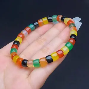 Wholesale 1pcs mixed agate bracelet Women's gift Birthday gift bangle bracelet