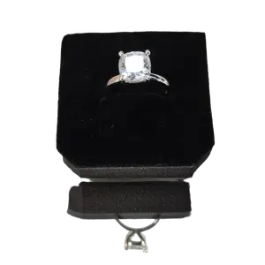 Radiant Solitaire Elegance Ring