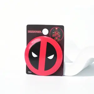 Marvel Deadpool Brooch, Officially Licensed Soft Metal Accessory, Perfect for Bags & Parties, Ideal Festival Gift for Friends & Family