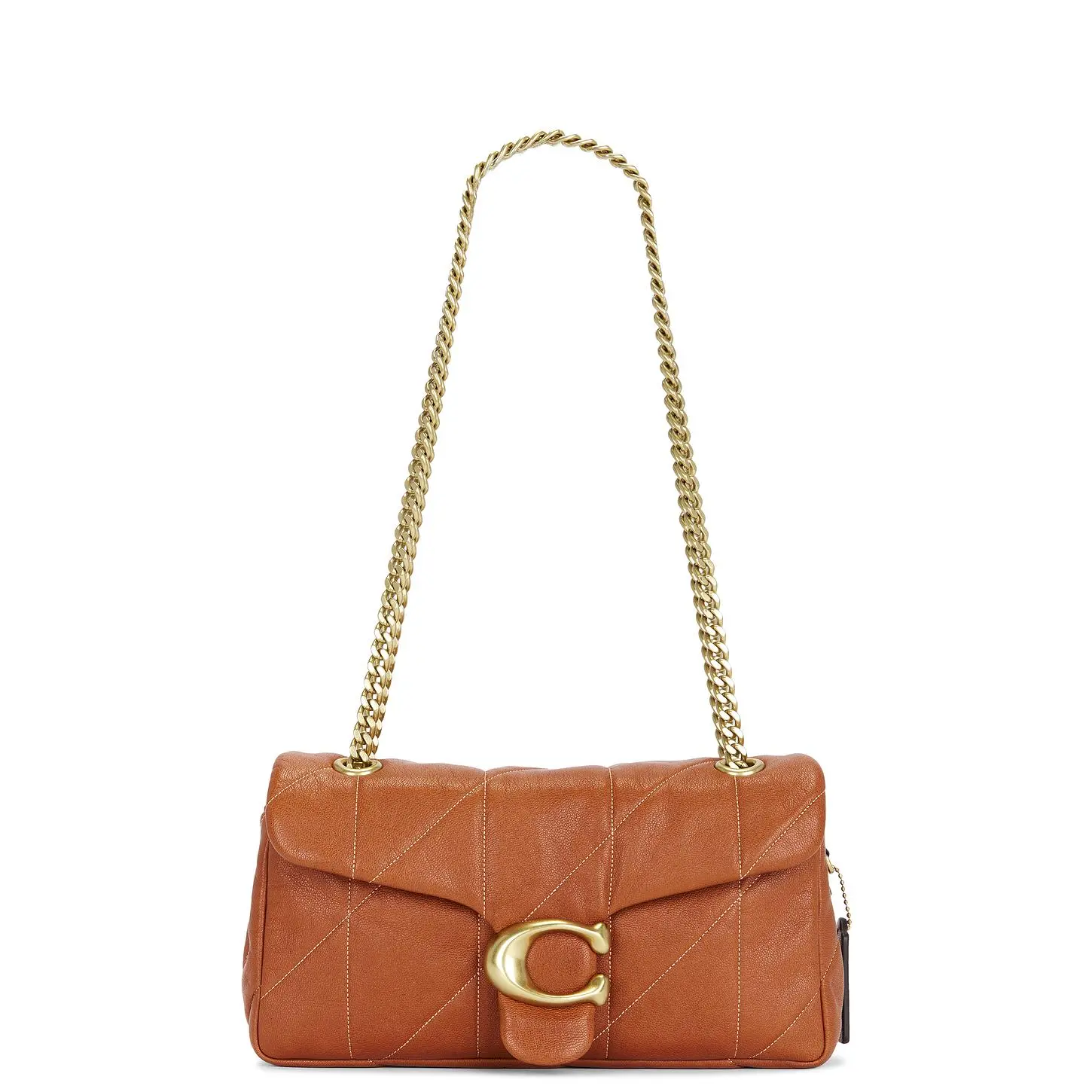 Coach Soft Quilted Tabby Shoulder Bag 26 in Amber Brown Coach Soft Quilted Tabby Shoulder Bag 26 in Amber Brown