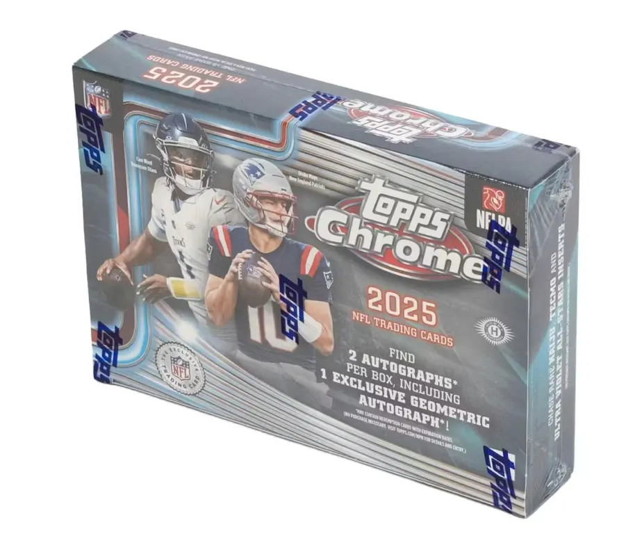 2025 Topps Chrome Football Breakers Delight Box