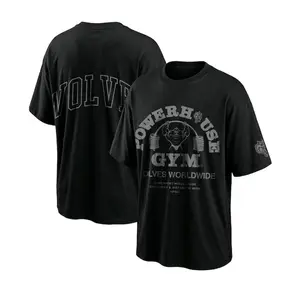 Wolves PowerHouse Gym Shirt, Workout Wear, Men's Sport Outfit, Gym Men's Top, Muscle Training Shirt, Gym Apparel, Training Clothing