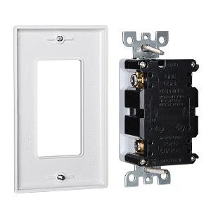 DEWENWILS 5-Pack 20A GFCI Outlet, Self-Test GFCI Receptacle with LED Indicator, Tamper Resistant, Weather Resistant, Wallplate Included, power plug, outlet extension,Socket, electrical outlet lead indicator, wall outlet White-HGFB20D