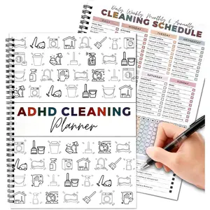 Cleaning Planner, Customizable Daily, Weekly, Monthly  Cleaning Checklist for  & Household Chore Management | Editable Organizer for -Free Cleaning Routines