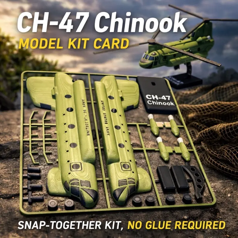 CH-47 Chinook Model Kit Card