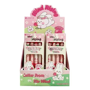 Fun accessories: retractable erasable pen, blue easy-erase pen, heat-erasable pen, cute little bunny blue erasable pen
