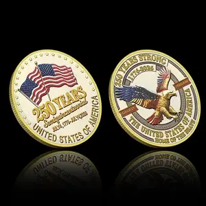Usa 250 Years Semiquincentennial 1776–2026 Commemorative Coin Collectible Gift- USA 250th Anniversary Coin Medal - American Independence Commemorative Coin 1776–2026 | USA Semiquincentennial Medal Coin | 250th Anniversary American Collectible