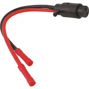 Attwood 14365-6 12V Trolling Motor Connectors - Male, 2 Wire - 8 Gauge