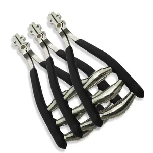 New ultra-light aluminum badminton racket and tennis stringing tool with three spring-loaded start clamps