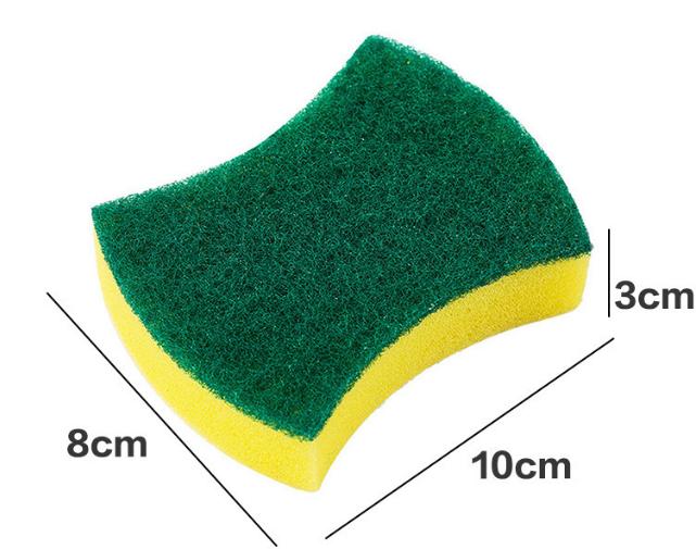 Traceless Dishwashing Sponge - Powerful Cleaning Mat, Quickly and Efficiently Removes Stubborn Stains, Daily Use | Strong Cleaning Effect | Durable Dishwashing Sponge