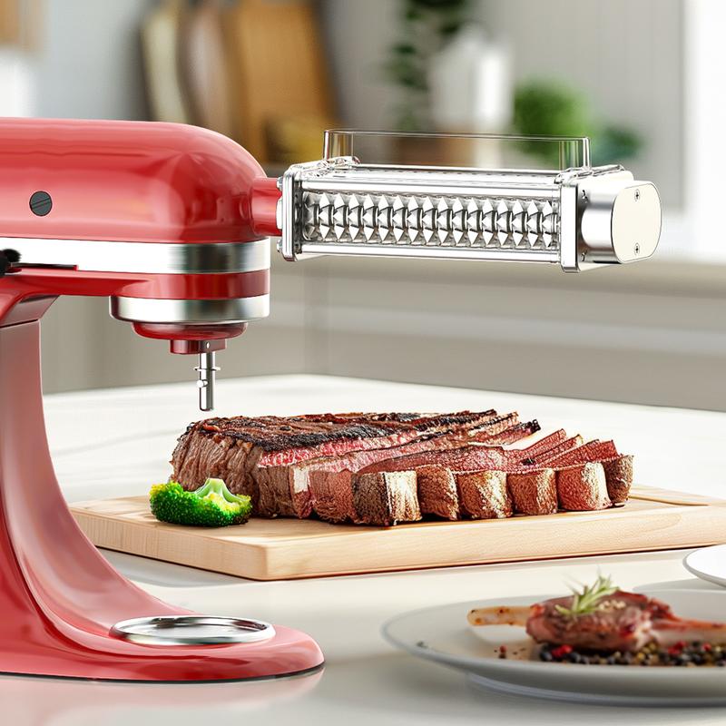 GVODE  Meat Tenderizer Attachment for KitchenAid Mixer, Meat Tenderizer Machine with Stainless Steel Gears, Compatible with KitchenAid Mixer,Utensils