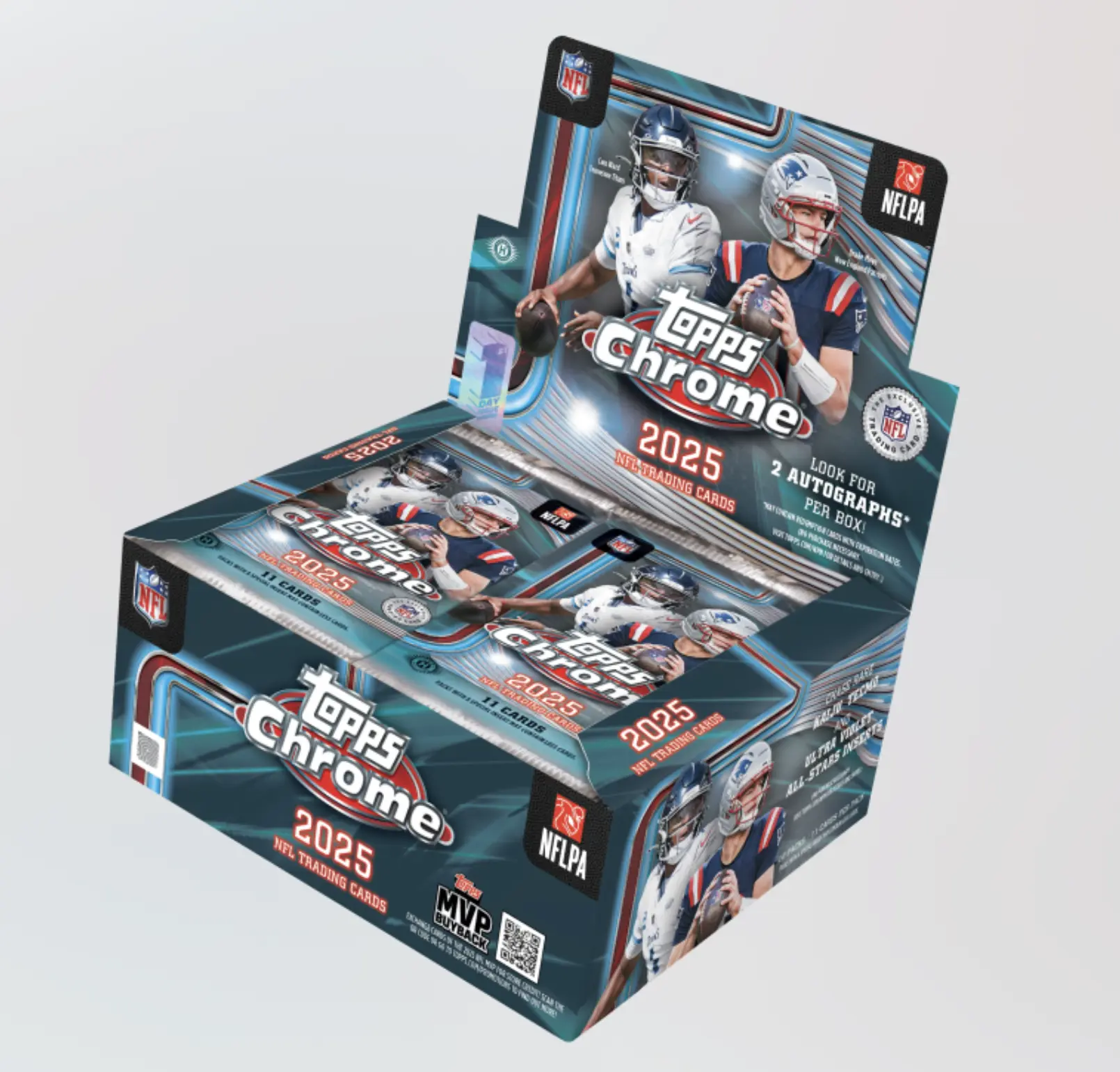 2025 TOPPS CHROME NFL JUMBO BOX