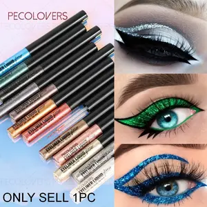 1PC Glitter Eyeliner with Ultra-fine Tip, Quick Drying, Smooth Application, Brightening Eye Makeup, Not Easy To Fade, Eye Makeup Products