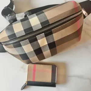 Pre-owned BURBERRY FINAL SALE Crossbody Bags BRAND NEW Cason Bumbag and Wallet Bundle