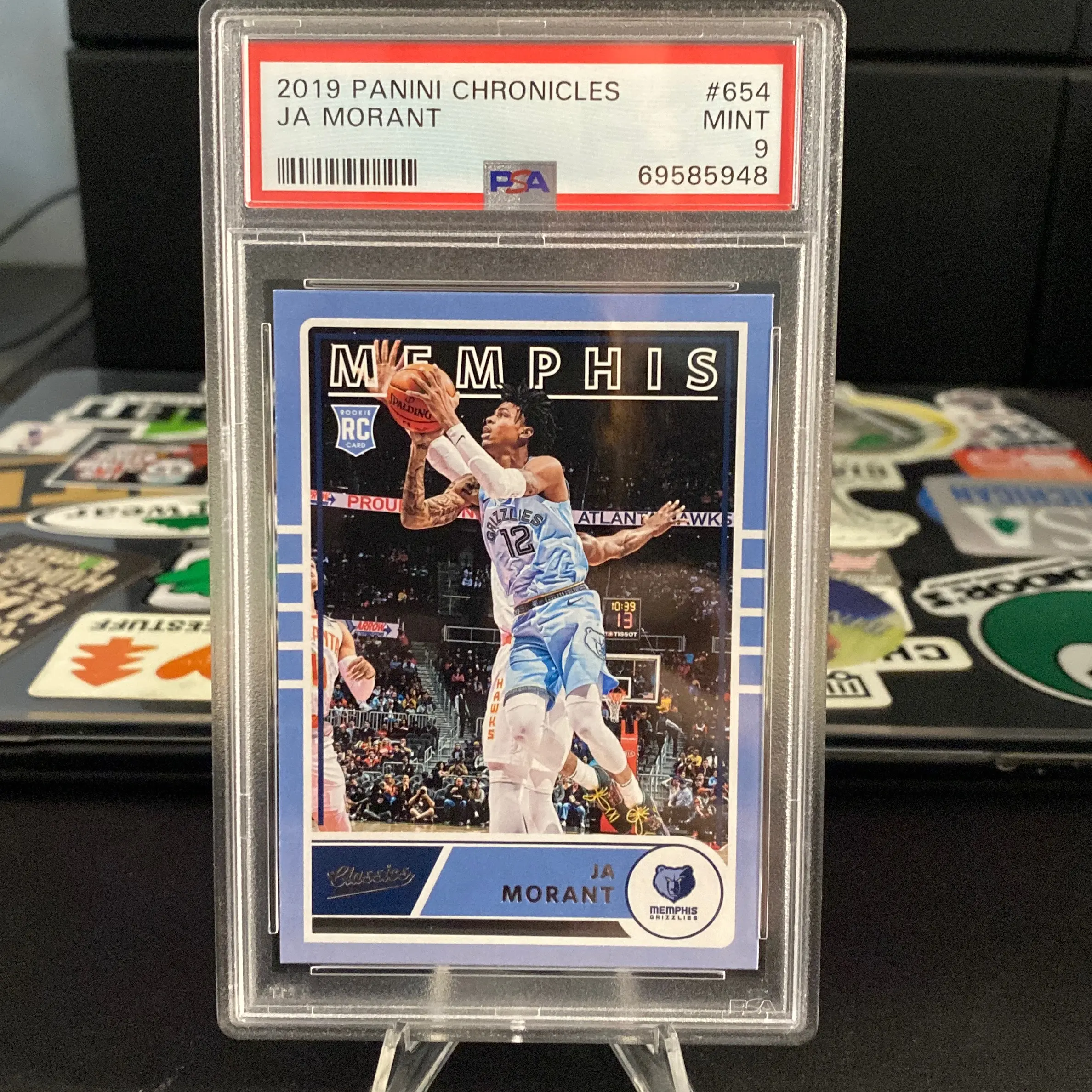 2019 Ja Morant PSA 9 mint RC Panini Chronicles Classic - TikTok Shop