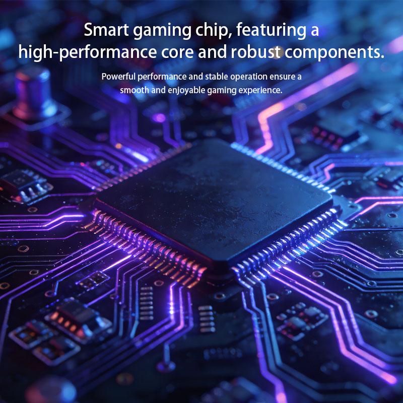 Mass Games Retro Game Console with 40000+ Built-in Games 19 Emulators 2 Wireless Controllers 4K Output & 128GB SD Card Perfect for Kids & Adults - Portable Gaming System