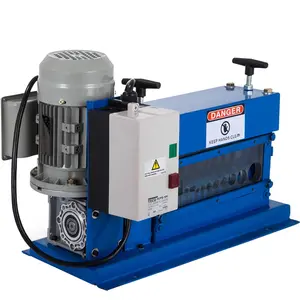 Cable Wire Stripping Machine For 18 AWG To 1" OD Wire, Portable Powered Wire Stripper With 11 Channels And 10 Blades, Automatic Wire Stripping Tool Delivers 75 Ft/Min, Great For Copper Recycling And Electrical Wire Prep