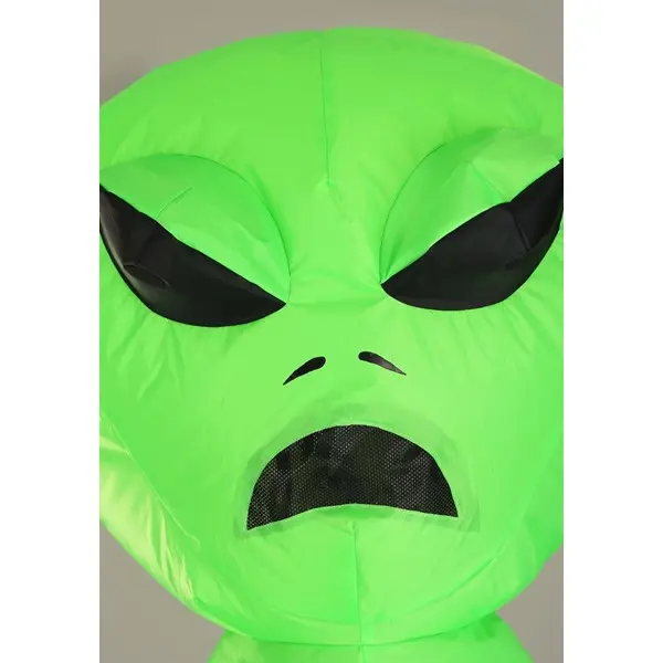 Kid's Inflatable Green Alien Costume