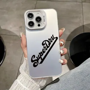 S-Superdry Phone Case For iPhone 11 12 13 14 15 16 17 Pro Max Air Plus Mini Light Luxury High-end Colorful Silver Cases