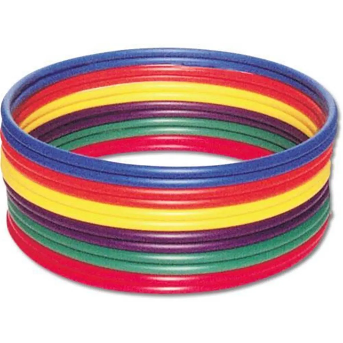 212 MAIN Heavy-Duty Deluxe Fitness Hoops - Thicker Wall, Stronger Than Standard Hoops, for Agility Training & Obstacle Courses, Pack of 12, Sports & Outdoor Exercise Equipment, Fitness Hoop