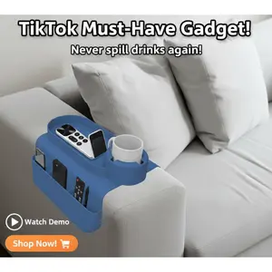 Silicone sofa coaster sofa armrest coaster mat, beverage coffee life cup tray cup seat storage mat