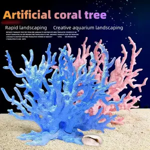 Realistic Coral Decoration, Multiple Colors Available, Aquarium Ornament, Sea Water Tank Decor, Artificial Coral Scenery, Fish Tank