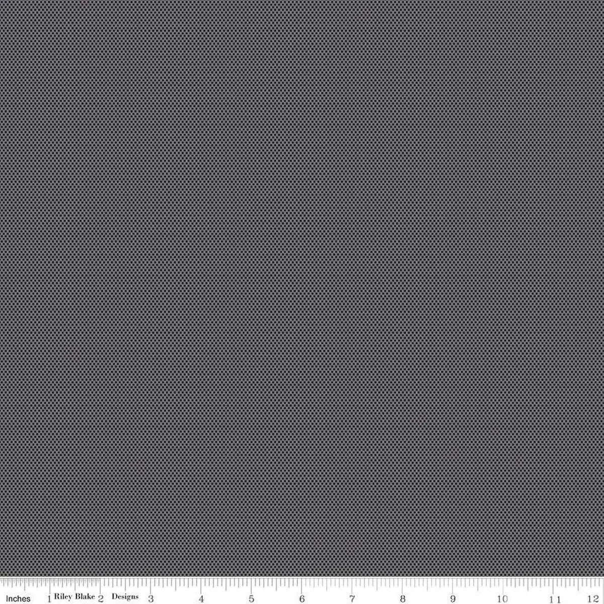 Fabric Riley Blake Charcoal POParazzi by the Quarter Yard C805-CHARCOAL