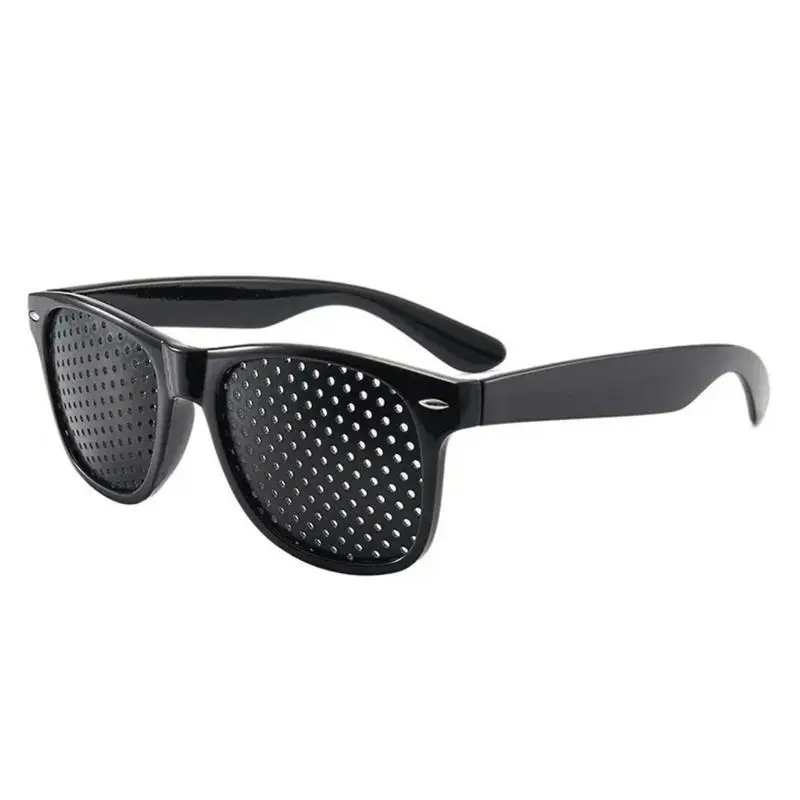 Unisex Pinhole Glasses Anti-Myopia Astigmatism Glasses Men's Women's Vision Improvement Strabismus Correction Fatigue Glasses