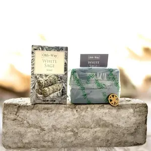 Ohli-Way White Sage Soap - Natural Cleansing Bar for Body Care