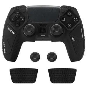 JORREP PS5 Controller Skin Set Anti-Slip Silicone Protective Cover Case with 2 Thumb Grip Caps & 2 Stickers for PS5 Wireless Controller