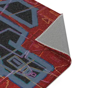 Vibrant Native American Style Area Rug, Colorful Floor Decor for Home, Bohemian Living Room, Gift for Housewarming