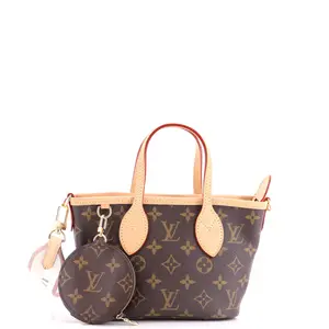 Pre-owned Louis Vuitton Canvas Coated Tote Bags REBAG Neverfull NM Tote Monogram Canvas BB by Rebag