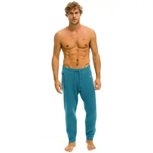 MEN'S VINTAGE CABIN CASHMERE SWEATER PANT - COBALT