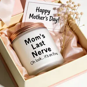 7oz Gifts for Mom from Daughter, Son - Funny Mom Birthday Gifts - Mother's Day Gift for Mommy Mama - Mom's Last Nerve Scented Candle