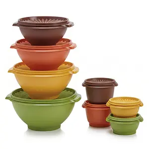 Tupperware 80th Anniversary Servalier  Bowls Set of 8