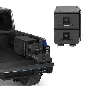 Hooke Road Truck Bed Drawer System for 2020-2025 Jeep Gladiator JT & 2005-2023 Toyota Tacoma 5' Bed & 2015-2022 Chevy Colorado & GMC Canyon 5'2" Bed