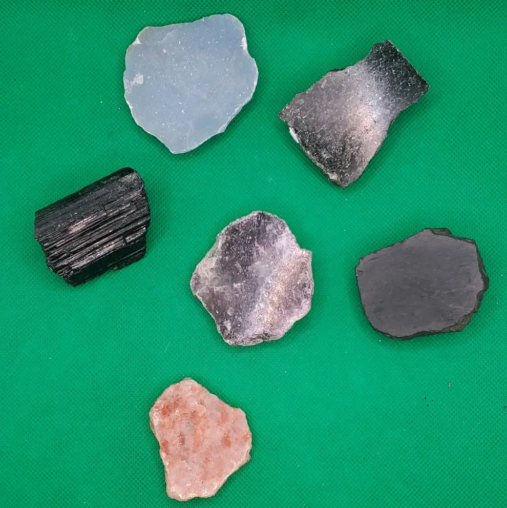 Natural Stone Half Polished 1pc