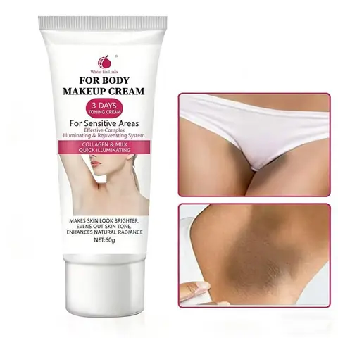 2 Pcs Brightening Cream with Vitamin C, Niacinamide, and Chamomile, for Face and Body, Body Care, Brightening, Hydrating, and Moisturizing, Suitable for Face & Neck, All Sensitive Skin Types