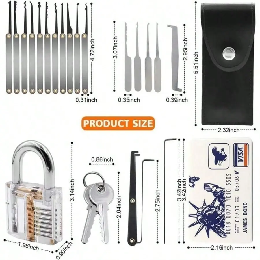 General Purpose 34-Piece Lock Set Identical Key Brass Padlocks, Rustproof Outdoor Heavy Duty Lock Pack with Keys