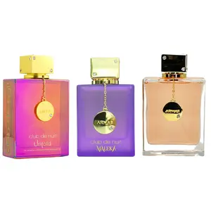 Armaf Club De Nuit Maleka 3.4FL.OZ, Club De Nuit Untold 3.4FL.OZ, Club De Nuit Women 2.37FL.OZ Combo Edp Scents High Quality Fragrance