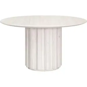 Roma 54" Round Dining Table for 6